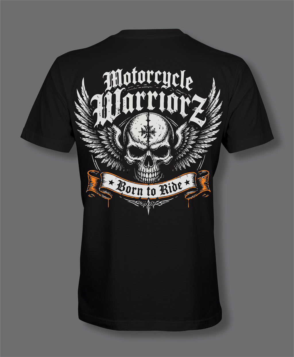 RW Motorcycle Warriorz Front and Back Logo