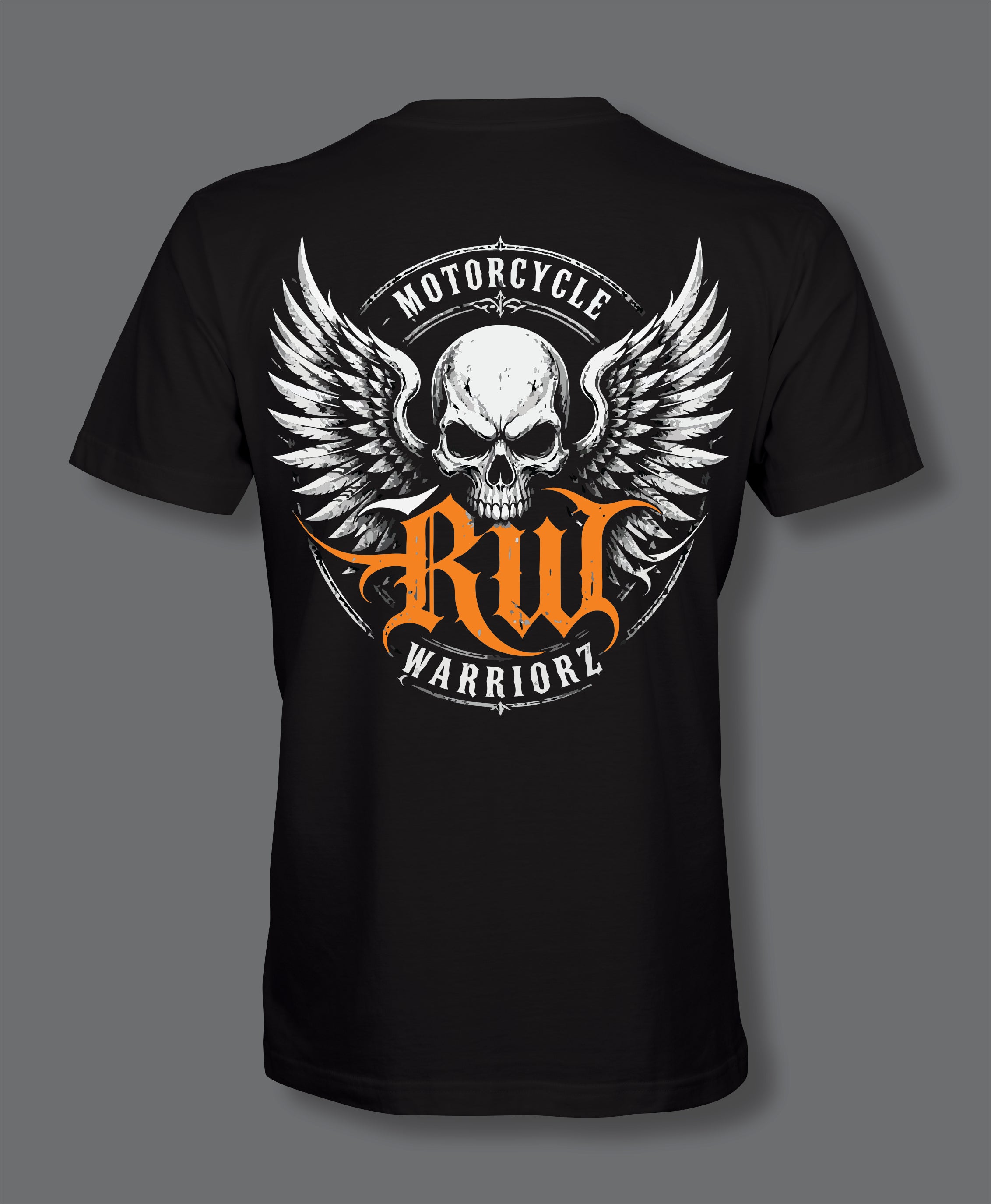 Motorcycle Worriorz Front and Back Logo