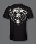 RW Motorcycle Warriorz Front Back Front Logo