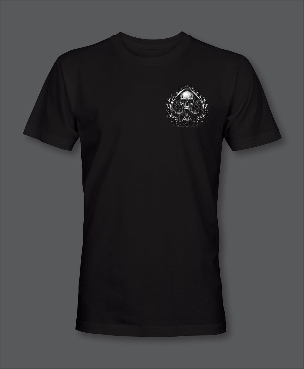 Rock Warriorz Front and Back Logo Black T-Shirt