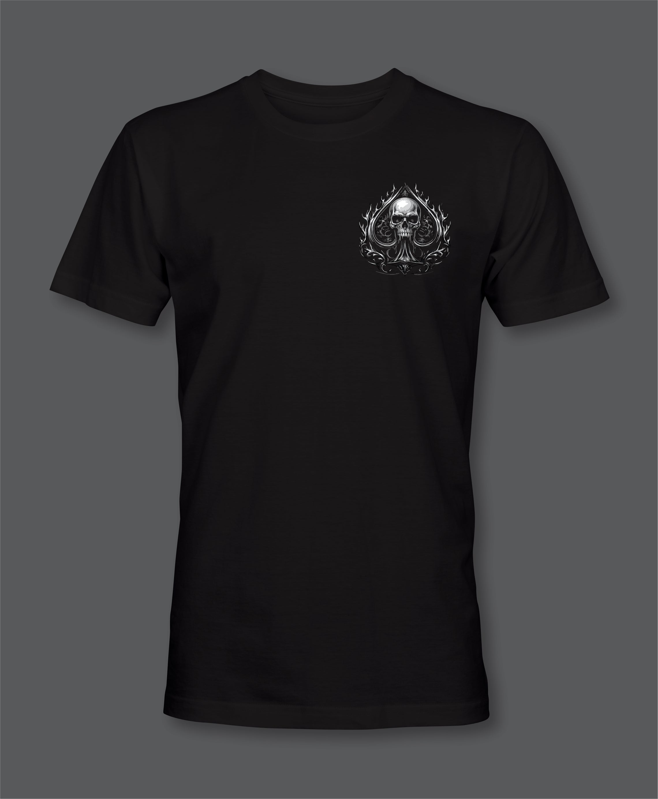 Rock Warriorz Front and Back Logo Black T-Shirt