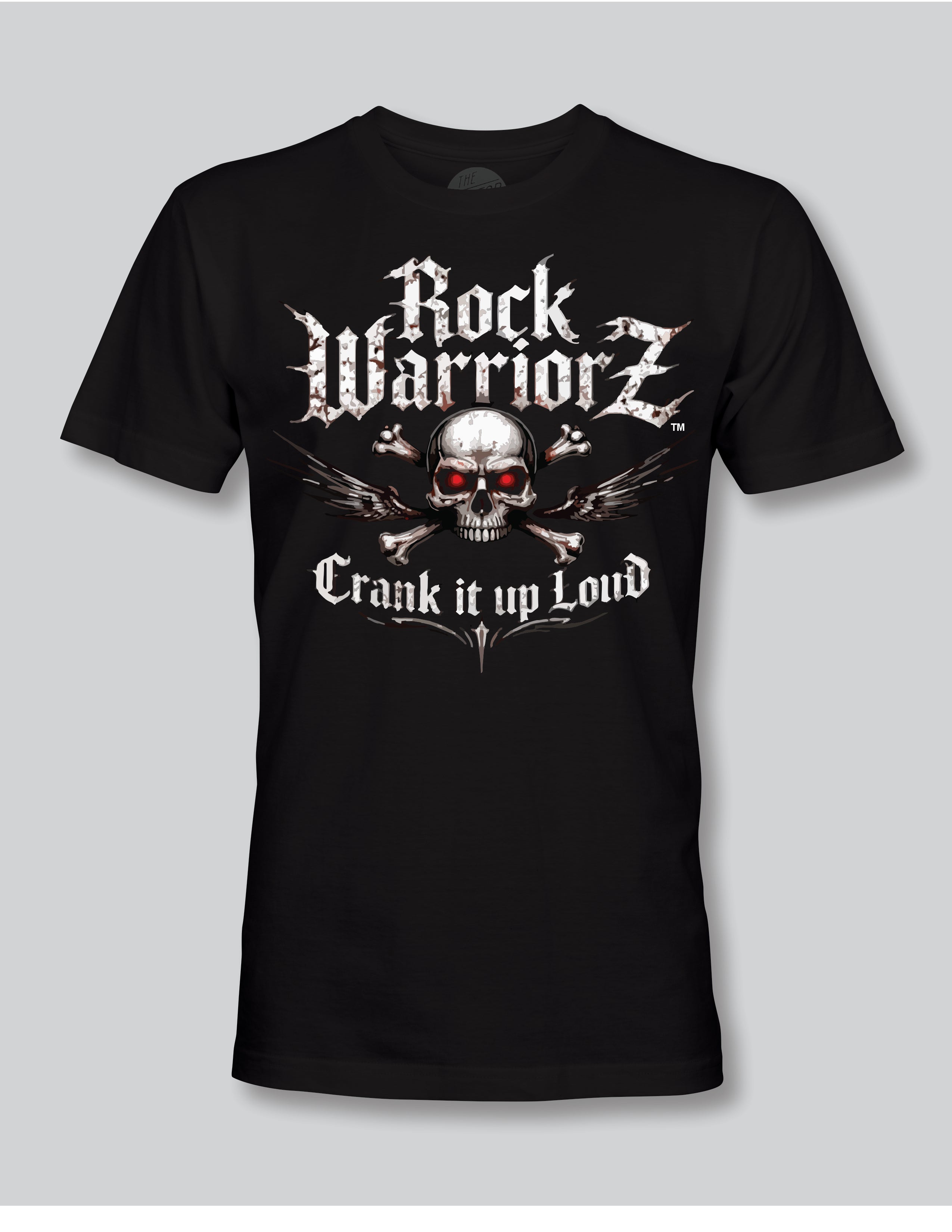 Rock Warriorz Crank It up Front Logo