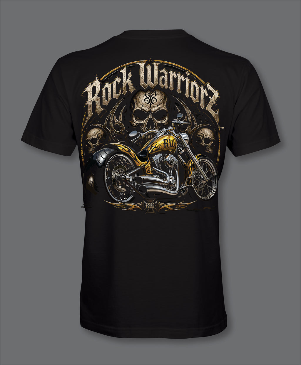 RW Biker Front and Back Logo T-Shirt