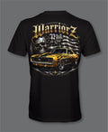 RW Muscle Car Camaro Front and Back Black T-Shirt