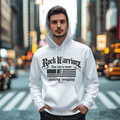 Rock Warriorz White Hoodie Front Logo