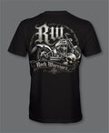 RW Biker T-Shirt Live to Ride Front Back Logo