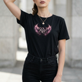 Rock Warriorz Womens Tshirt with Angel Wings logo