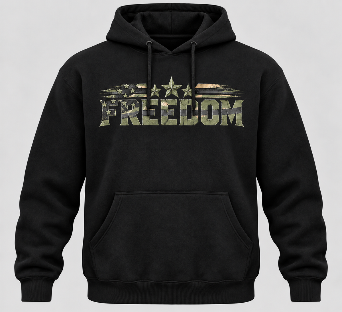 Rock Warriorz Freedom Black Hoodie