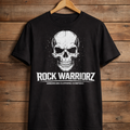 Rock Warriorz Black T-Shirt Front Logo