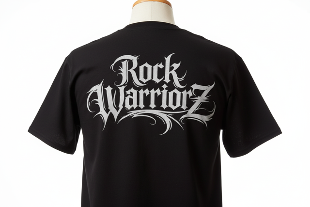 Rock Warriorz Front and Back Logo