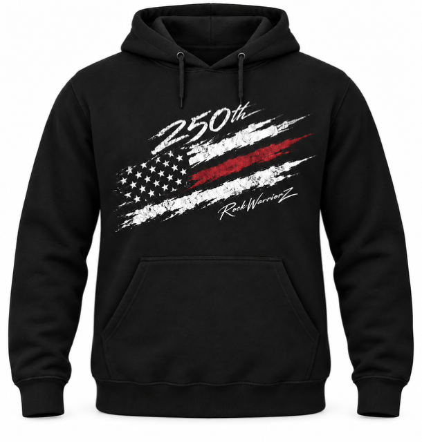 Rock Warriorz 250th Flag Hoodie