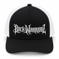 Rock Warriorz Embroidered Black/White six panel Trucker Hat
