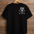 Rock Warriorz Black T-Shirt Front and Back Logo