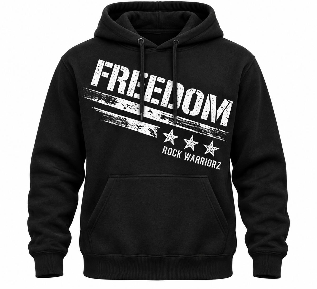 Rock Warriorz Freedom Black Hoodie