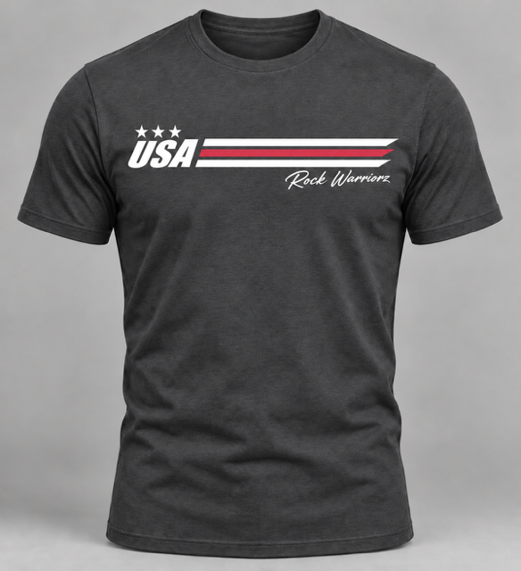 Rock Warriorz USA Racing Stripe T-Shirt