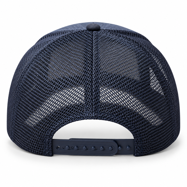 Rock Warriorz Round Leather RW Patch Trucker Hat